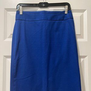 Banana Republic Sloan Royal Azure Blue Pencil Skirt